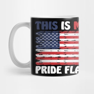 This Is My Pride Flag USA American Patriotic 4th of July Mug